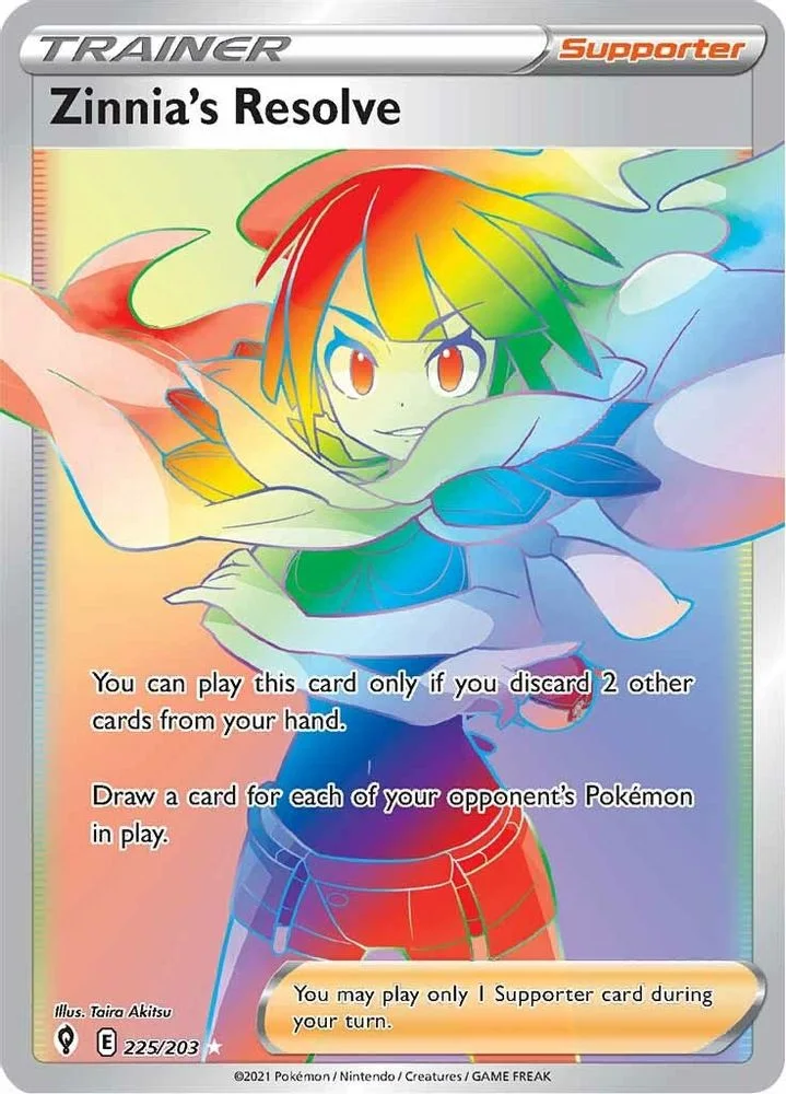 Zinnia's Resolve 225/203 (Secret) — front