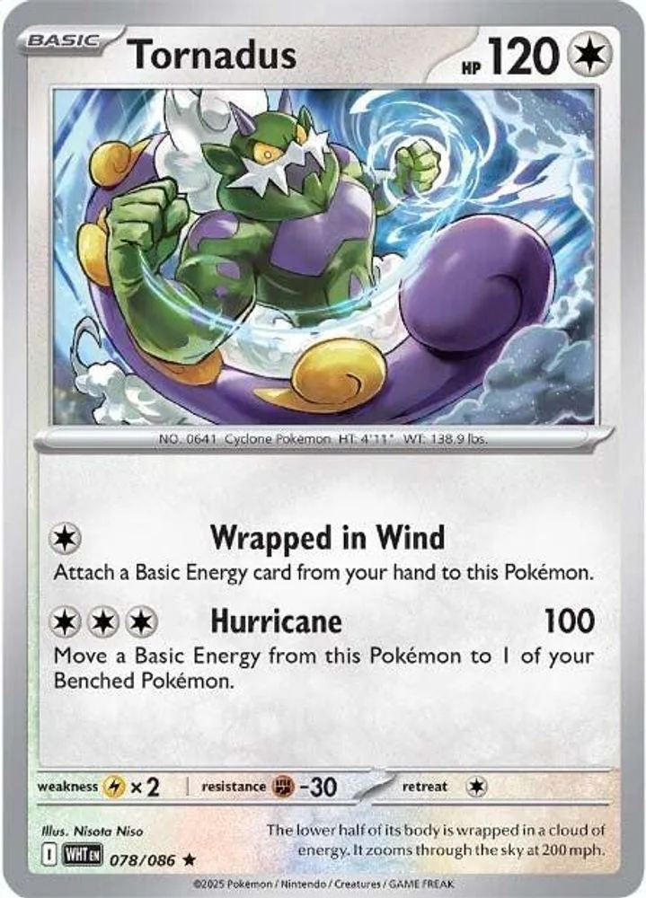 Tornadus 078/086 — front