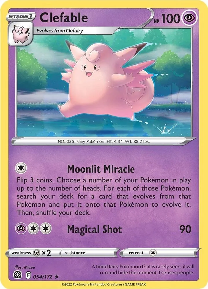 Clefable 054/172 — front