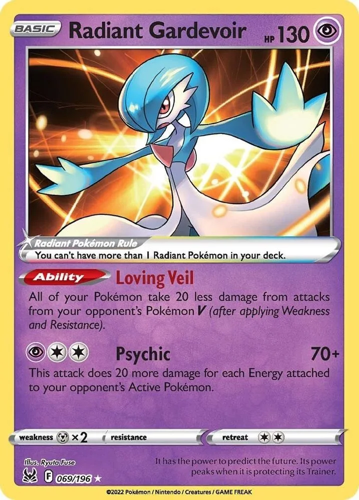 Radiant Gardevoir 069/196 — front