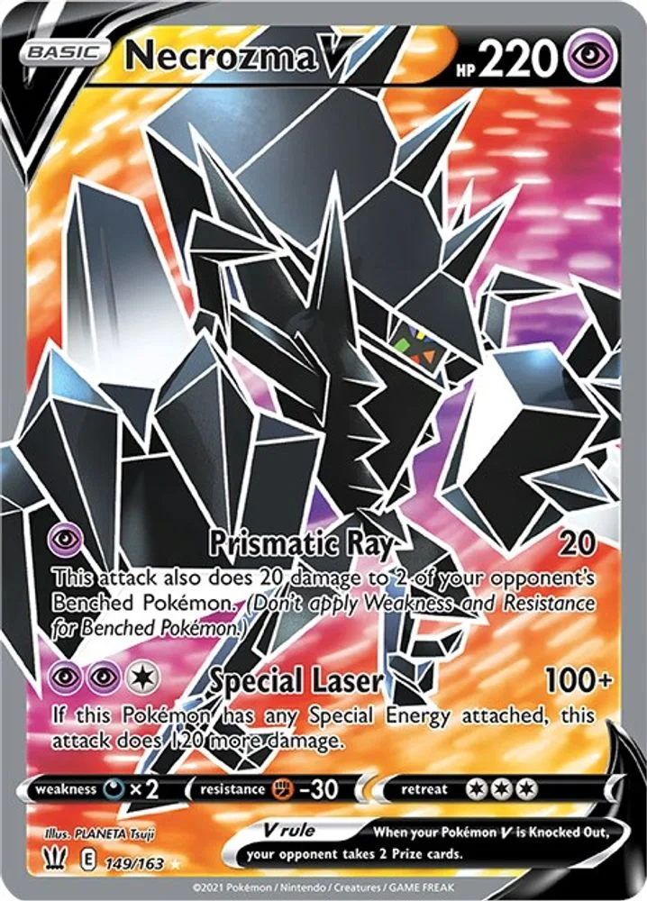 Necrozma V 149/163 (Full Art) — front