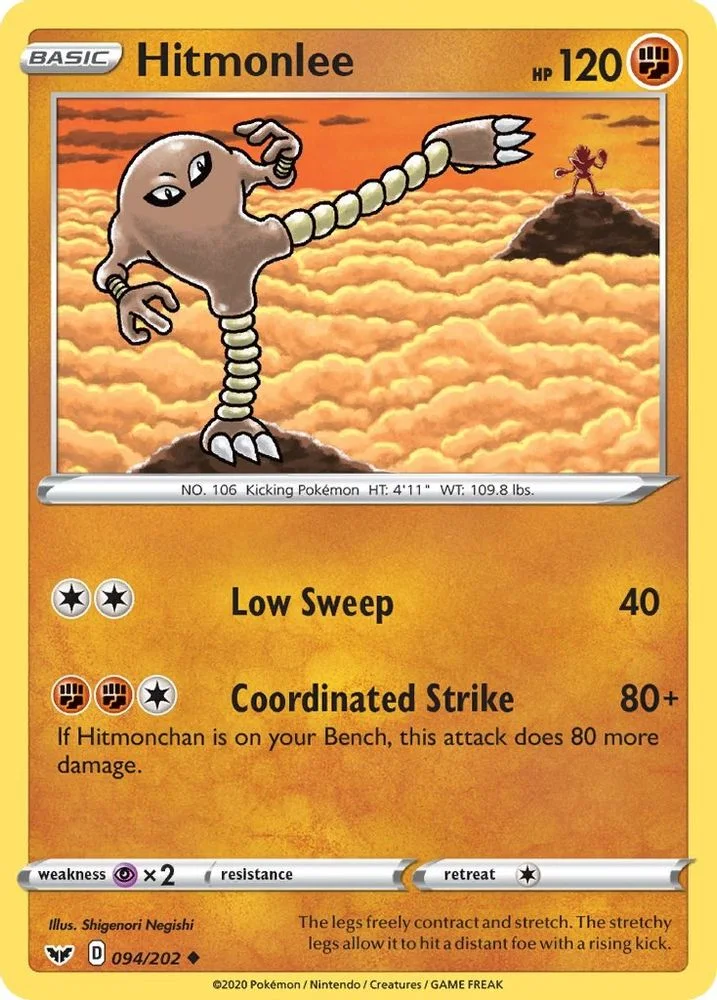 Hitmonlee 094/202 — front