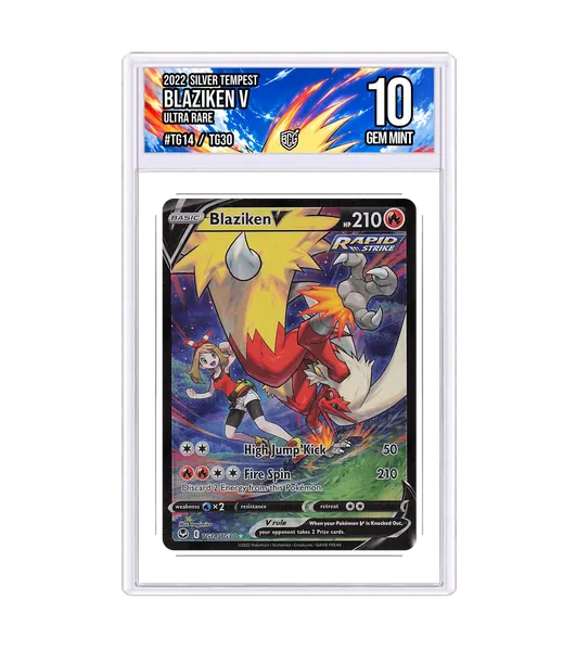Blaziken V TG14/TG30 · BCG 10 Gem Mint