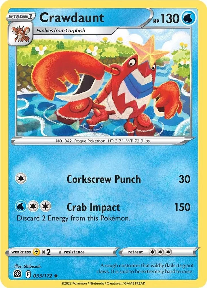 Crawdaunt 033/172 — front