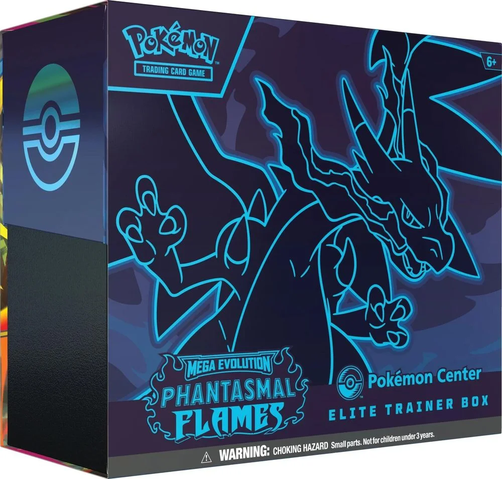Phantasmal Flames Pokemon Center Elite Trainer Box (Exclusive) — front