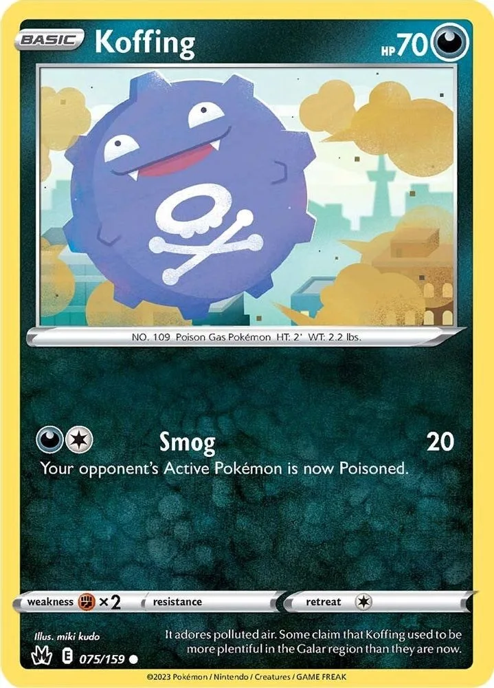 Koffing 075/159 — front