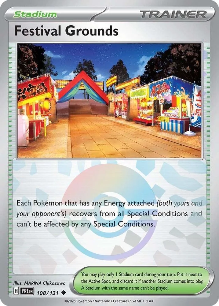 Festival Grounds 108/131 (Poke Ball Pattern) — front