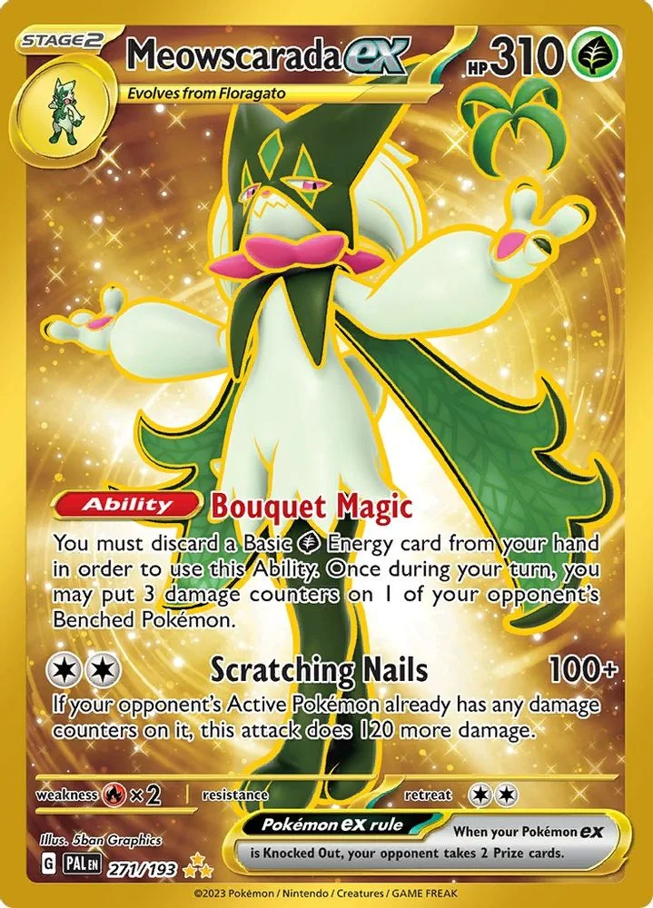 Meowscarada ex 271/193 — front