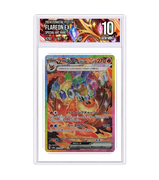 Flareon ex 202/187 · BCG 10 Gem Mint