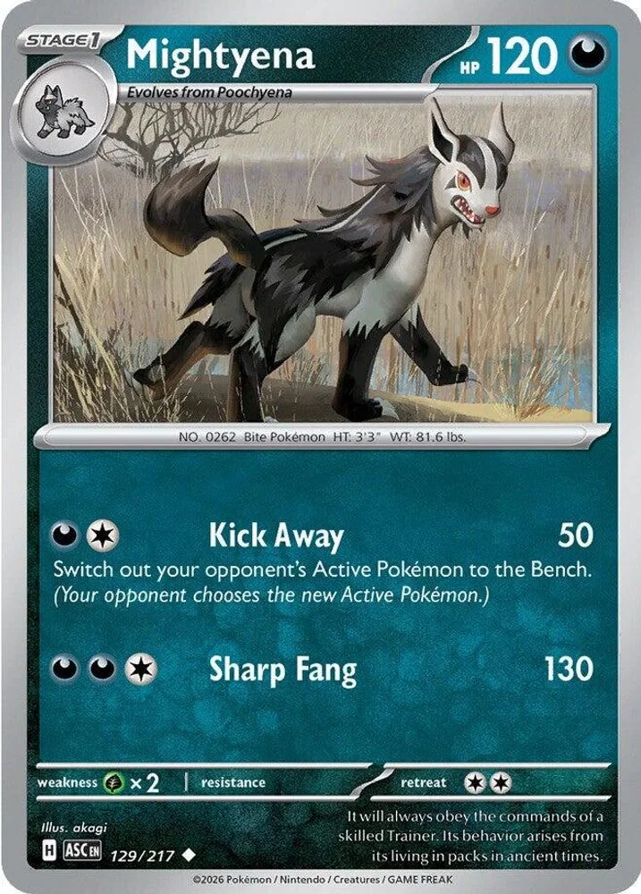 Mightyena 129/217 — front