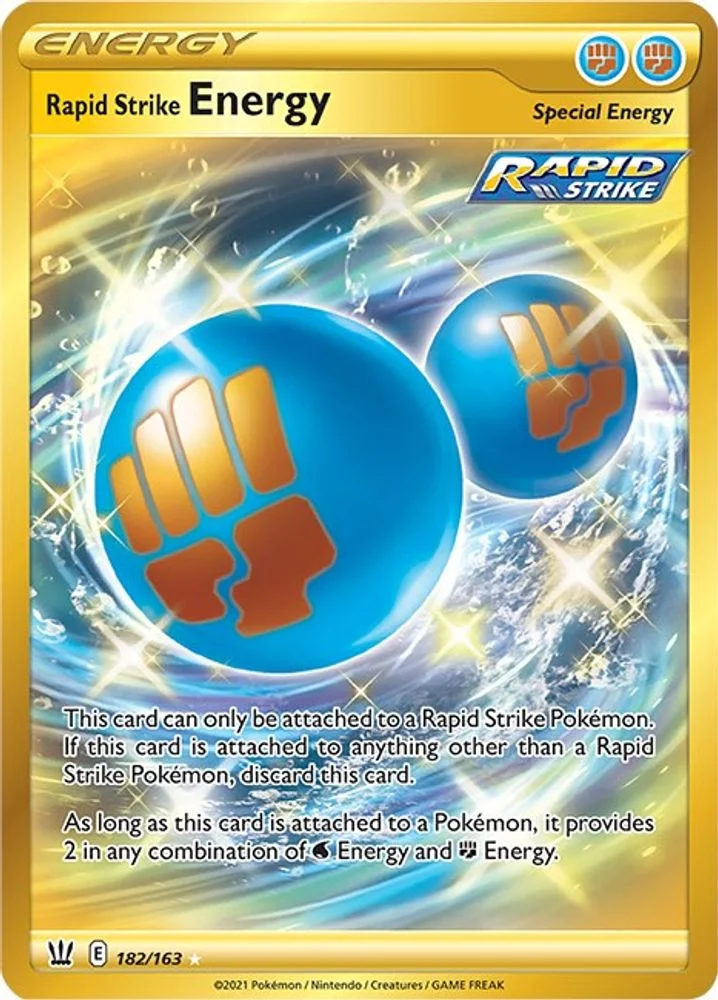 Rapid Strike Energy 182/163 (Secret) — front