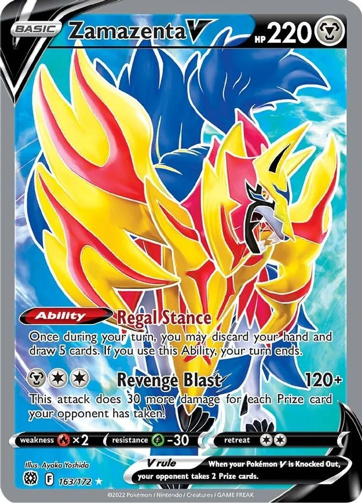 Zamazenta V 163/172 (Full Art) — front