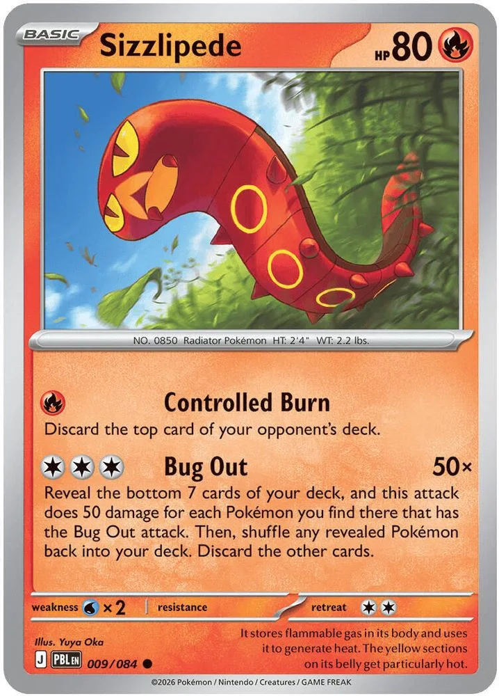 Sizzlipede 009/084 — front