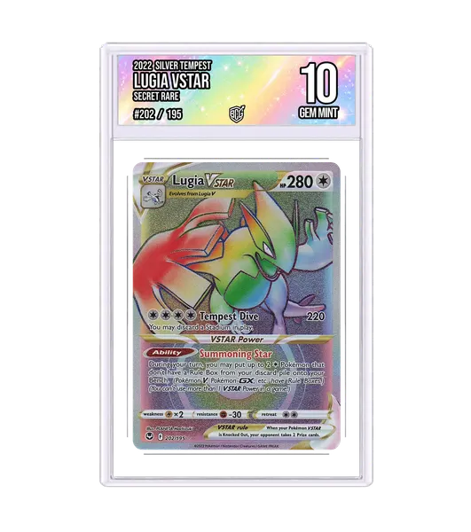 Lugia VSTAR (Secret) 202/195 · BCG 10 Gem Mint