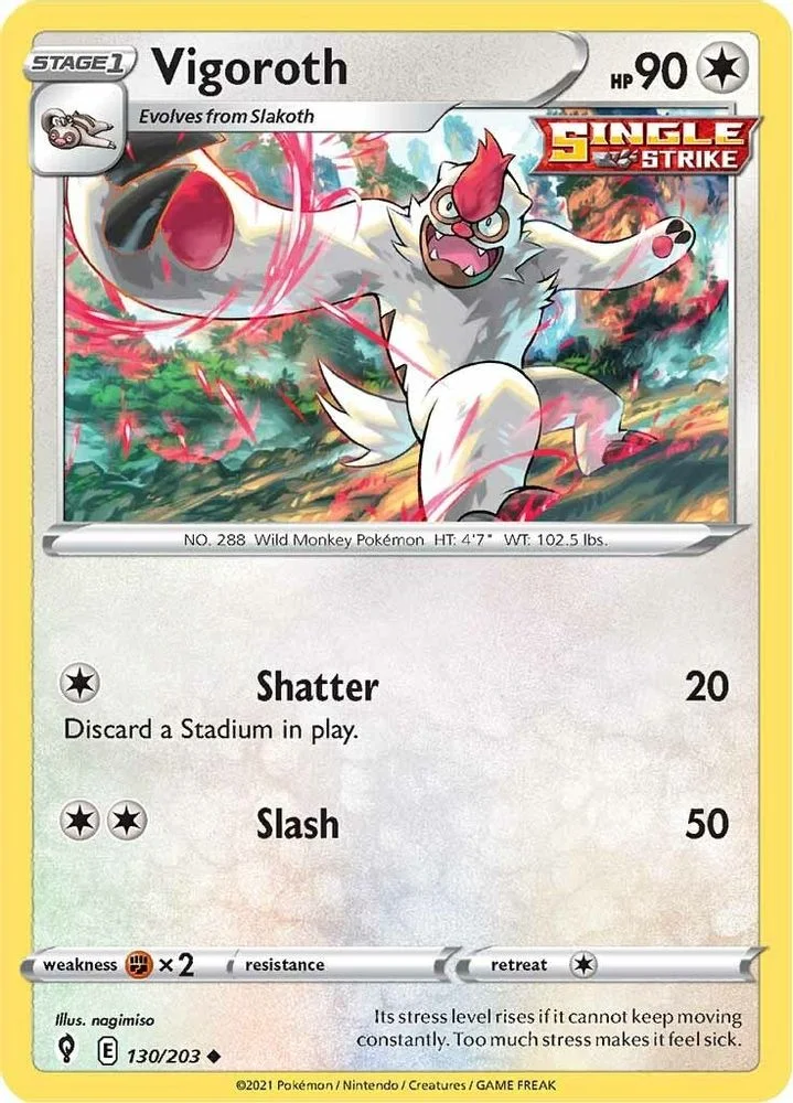 Vigoroth 130/203 — front