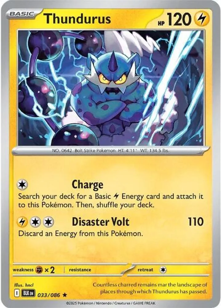 Thundurus 033/086 — front