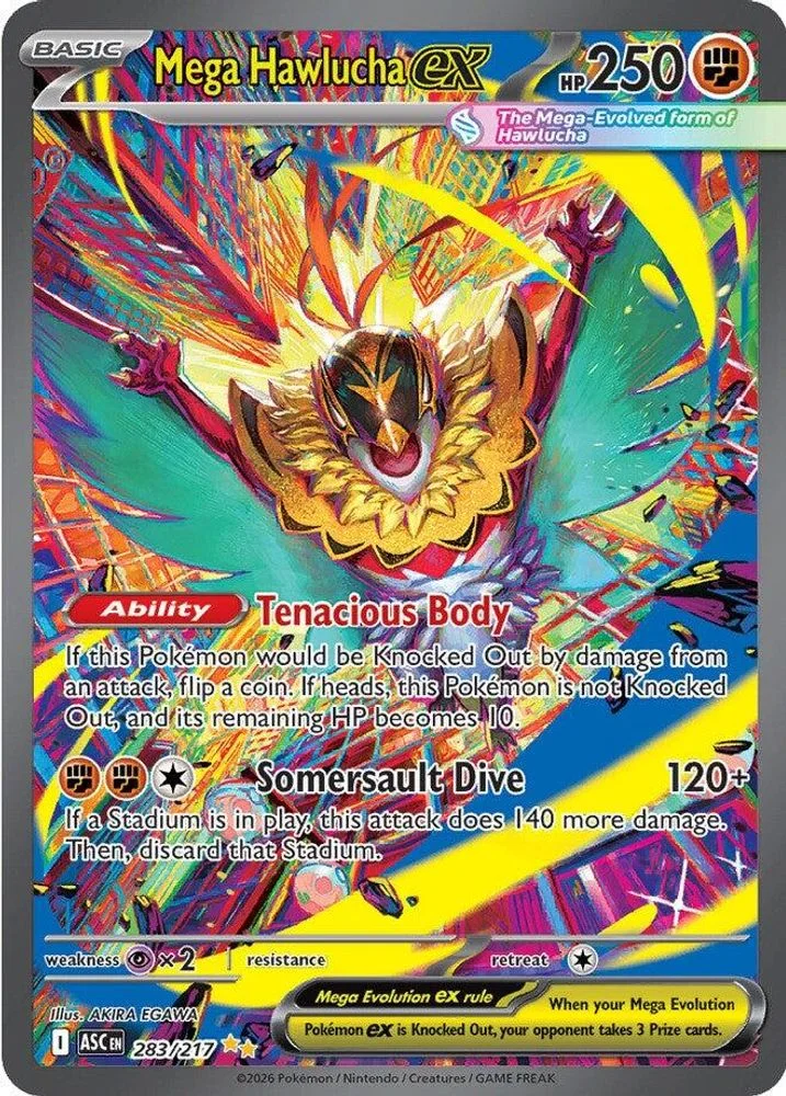 Mega Hawlucha ex 283/217 — front