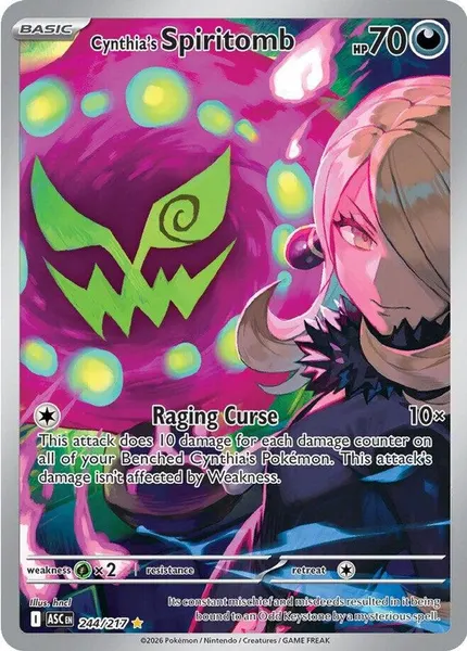 Cynthia's Spiritomb 244/217
