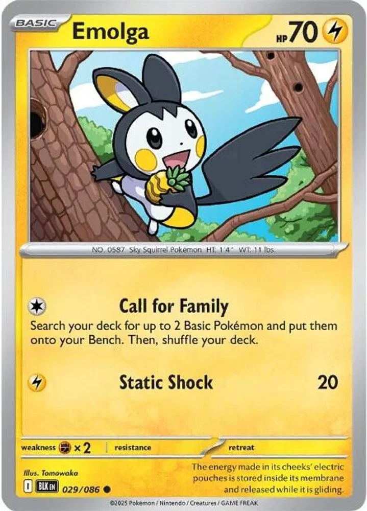 Emolga 029/086 — front