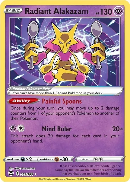 Radiant Alakazam 059/195