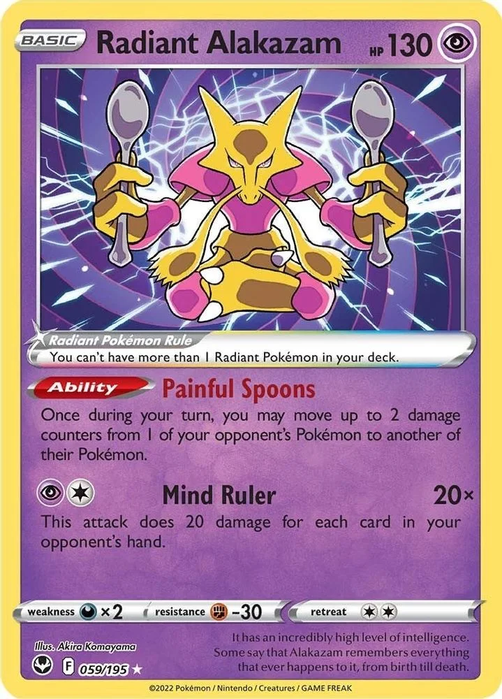 Radiant Alakazam 059/195 — front