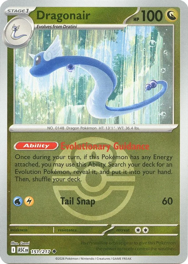 Dragonair 151/217 (Love Ball) — front
