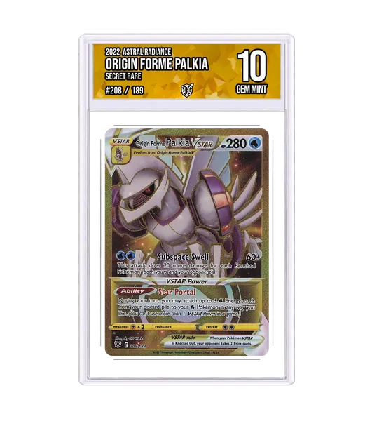 Origin Forme Palkia VSTAR (Secret) 208/189 · BCG 10 Gem Mint