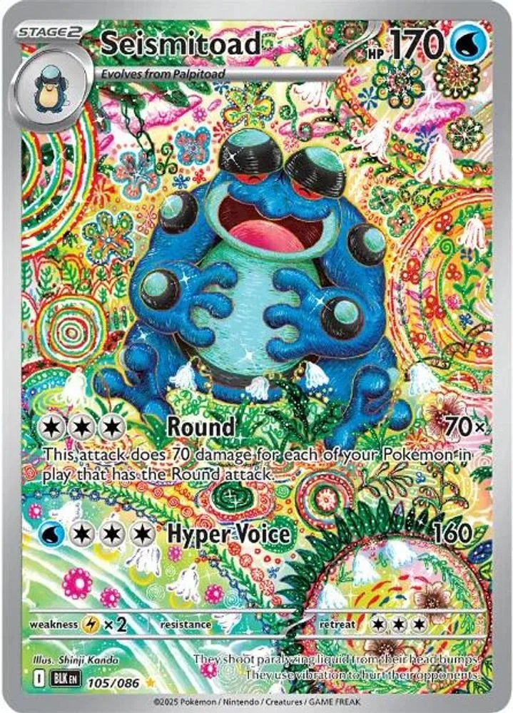 Seismitoad 105/086 — front