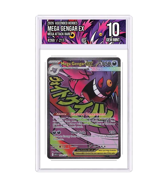 Mega Gengar ex 269/217 · BCG 10 Gem Mint
