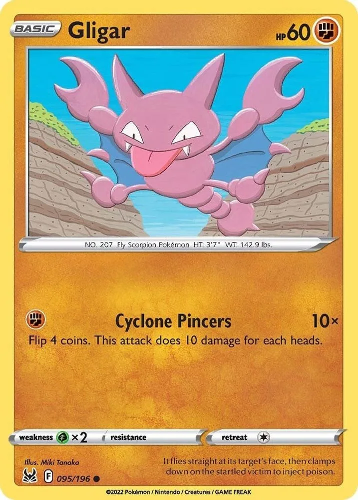 Gligar 095/196 — front