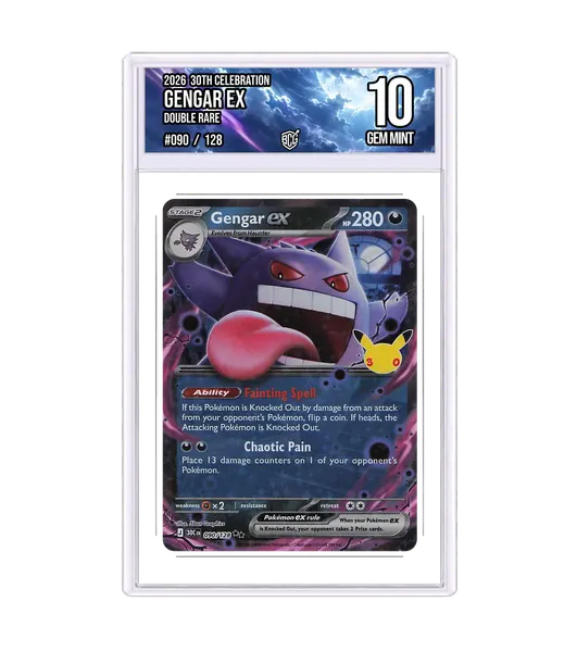 Gengar ex 090/128 · BCG 10 Gem Mint