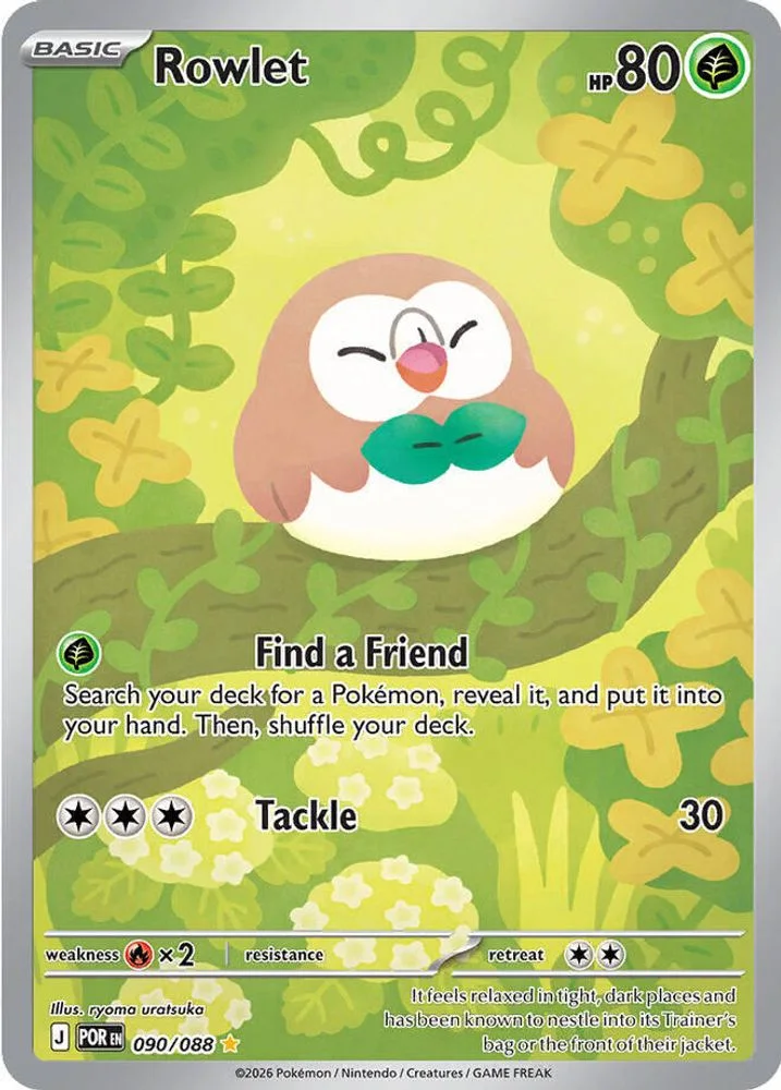 Rowlet 090/088 — front