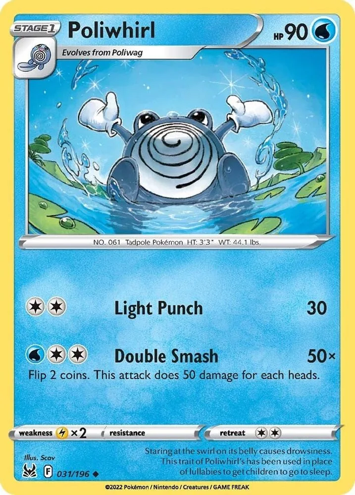 Poliwhirl 031/196 — front