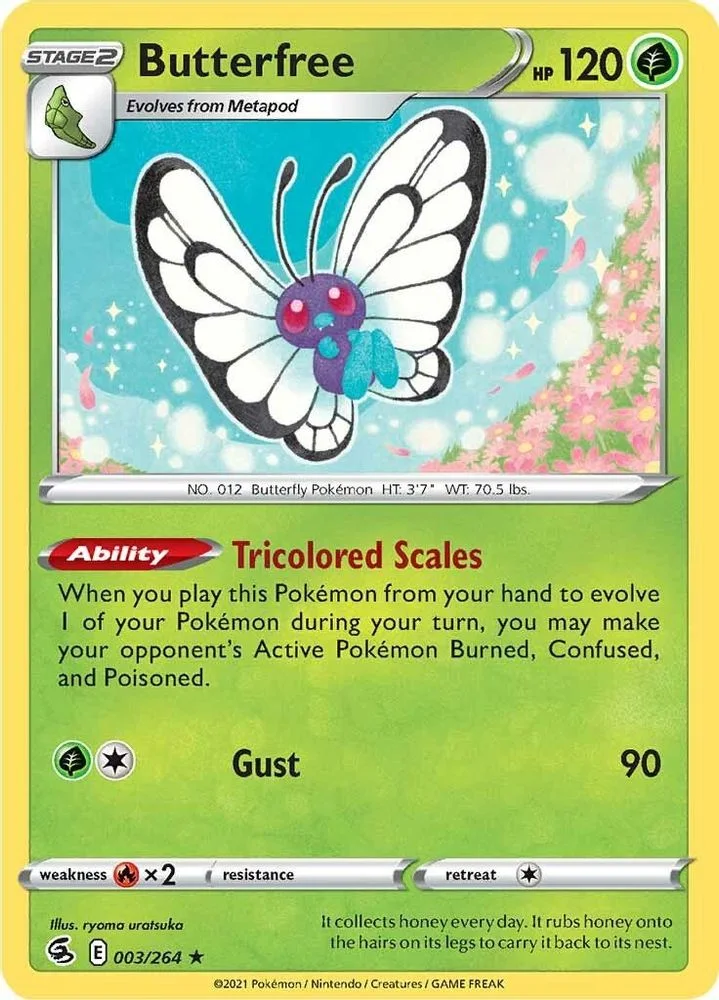 Butterfree 003/264 — front