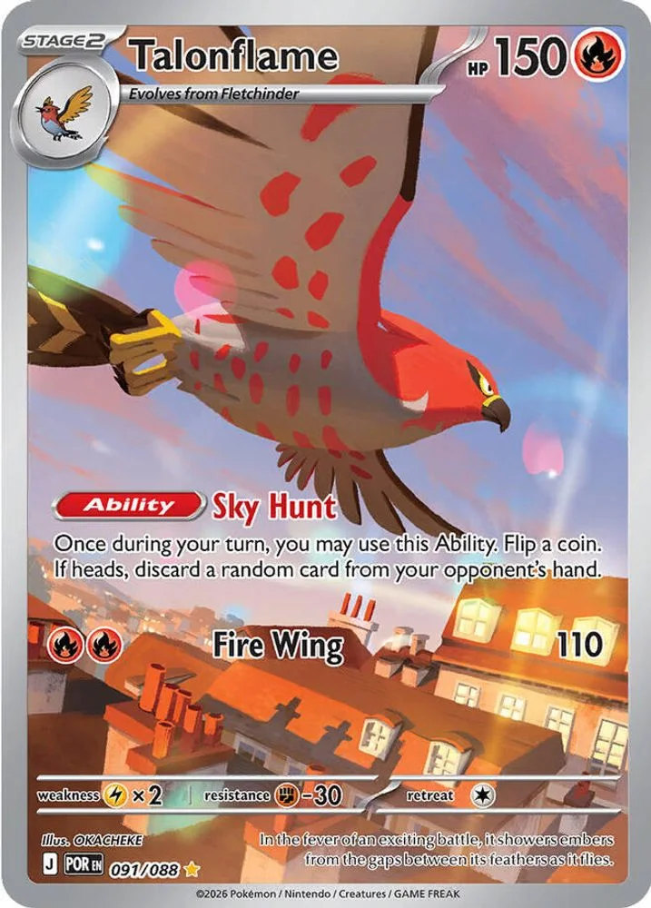 Talonflame 091/088 — front