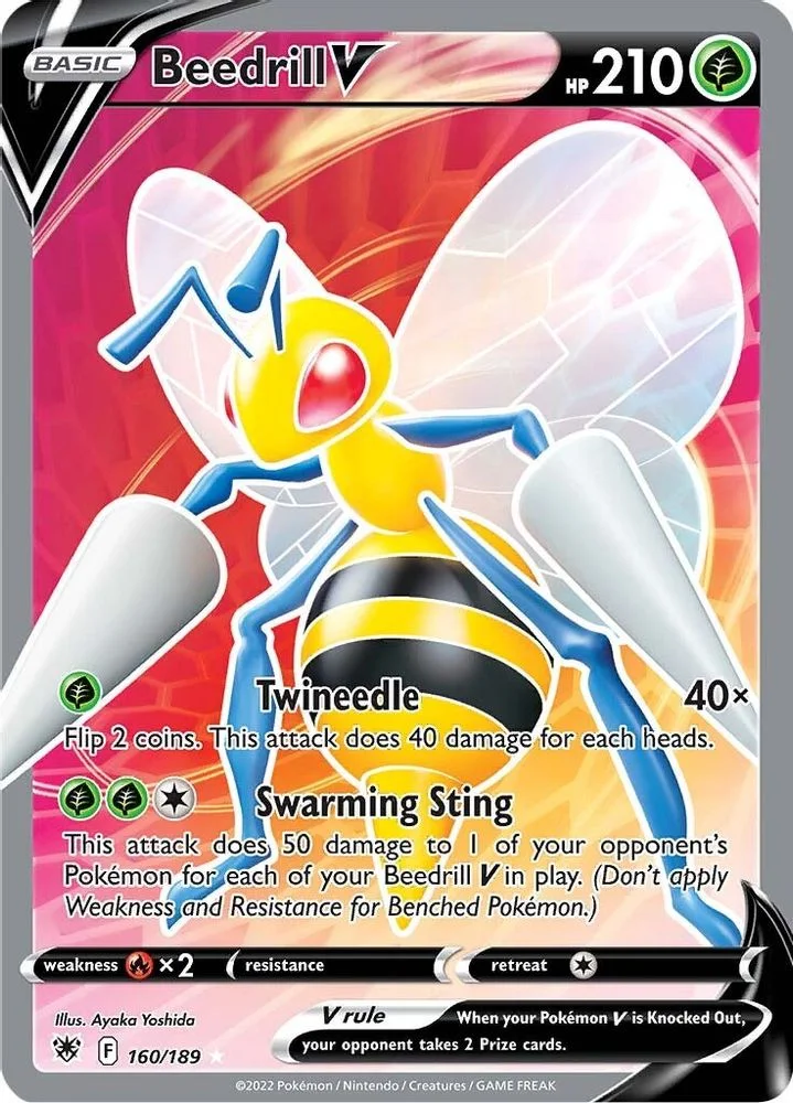 Beedrill V 160/189 — front
