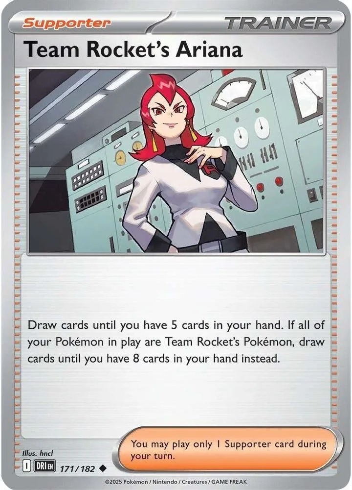 Team Rocket's Ariana 171/182 — front