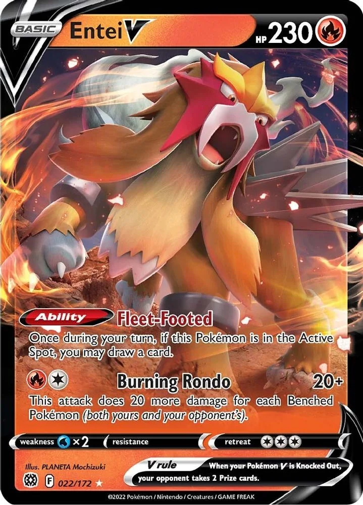 Entei V 022/172 — front