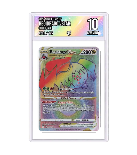 Regidrago VSTAR 201/195 · BCG 10 Gem Mint