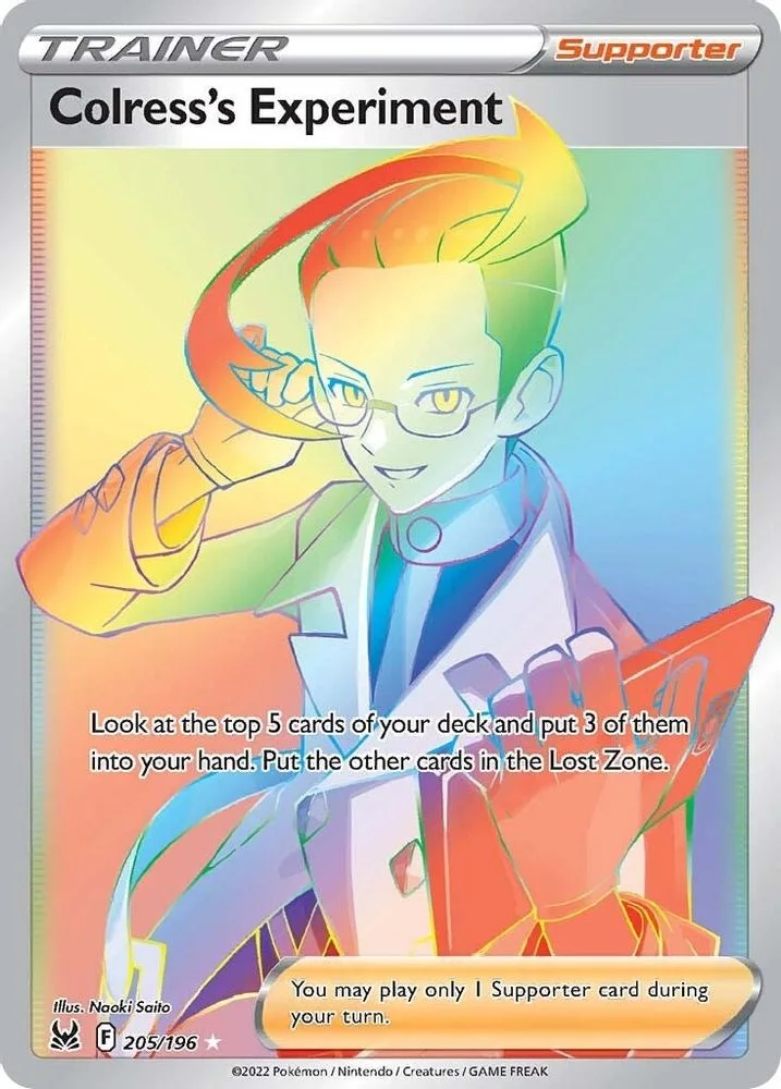 Colress's Experiment 205/196 (Secret) — front