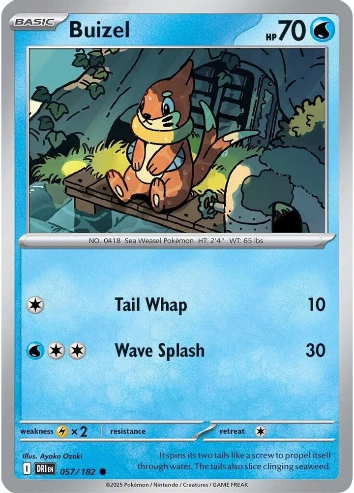 Buizel 057/182 — front