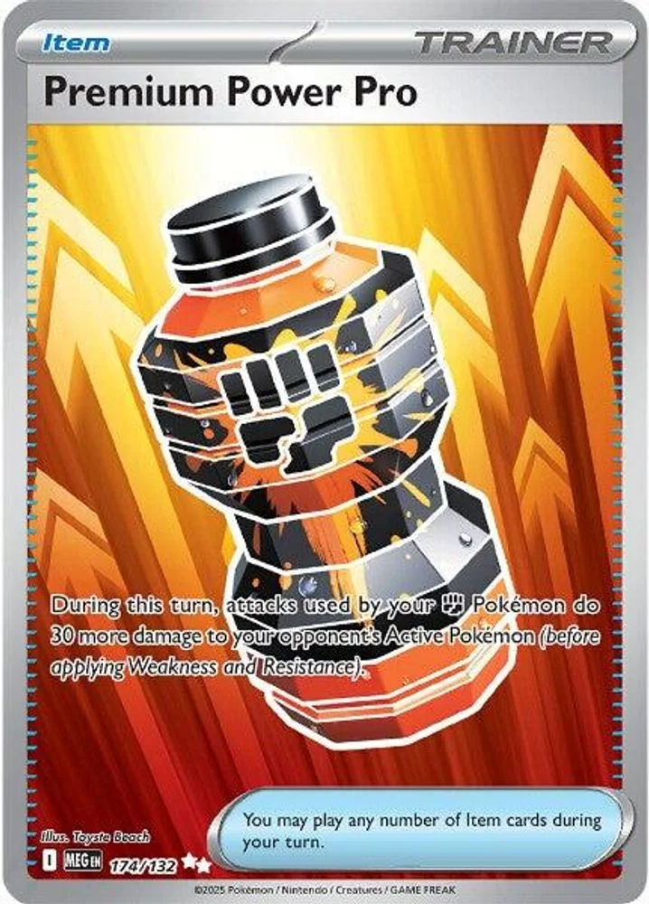 Premium Power Pro 174/132 — front