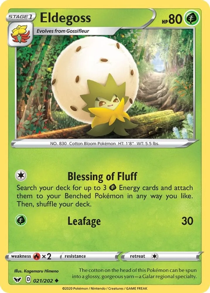 Eldegoss 021/202 — front