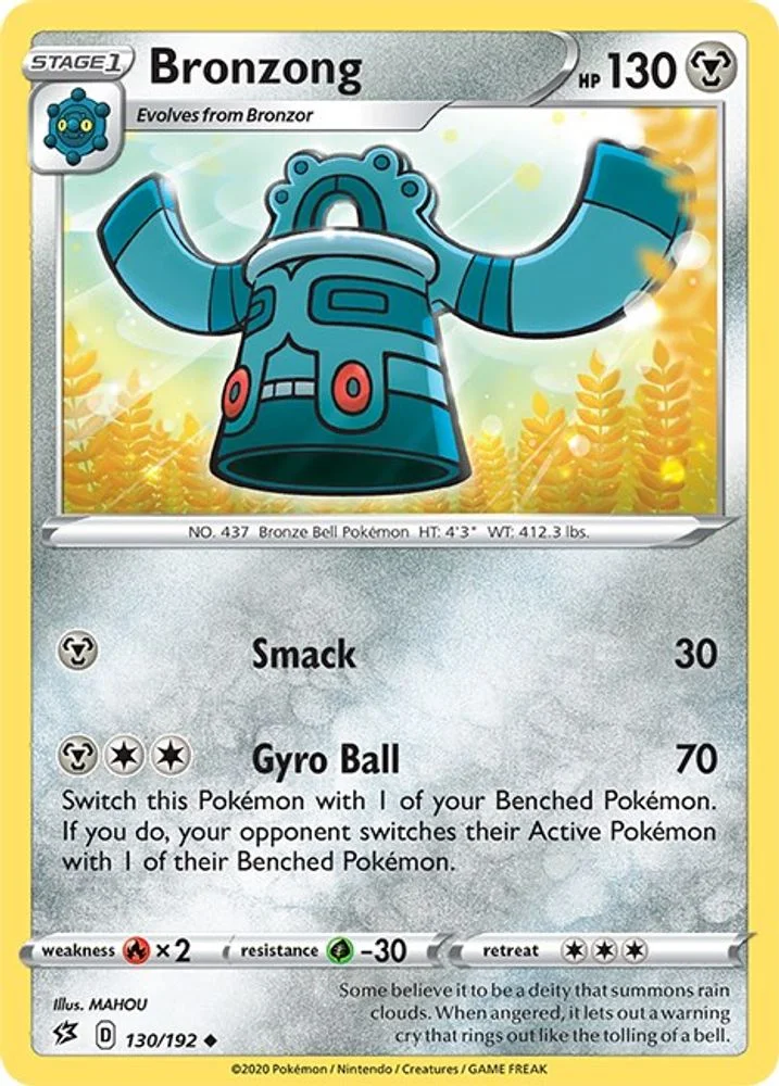 Bronzong 130/192 — front