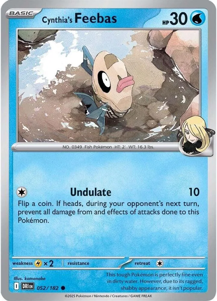 Cynthia's Feebas 052/182 — front