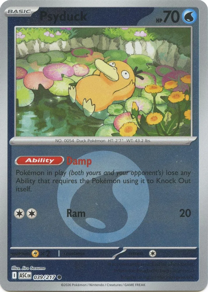 Psyduck 039/217 (Energy Symbol Pattern) — front