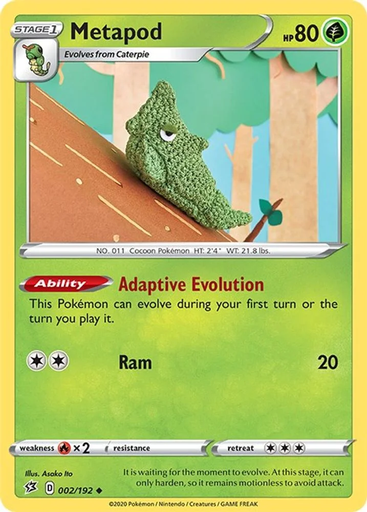Metapod 002/192 — front