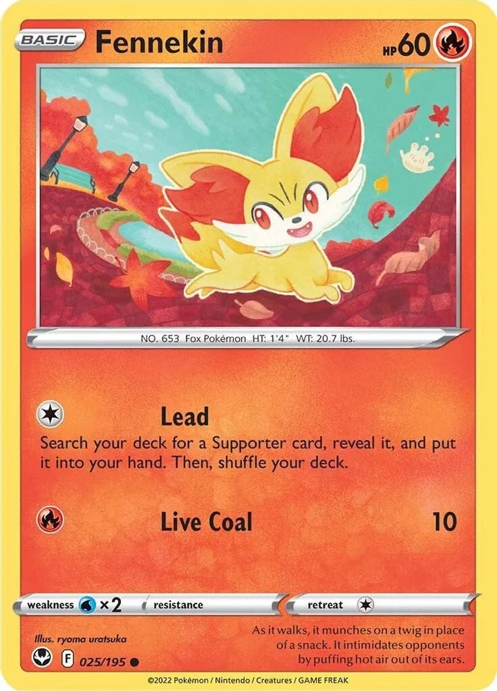 Fennekin 025/195 — front