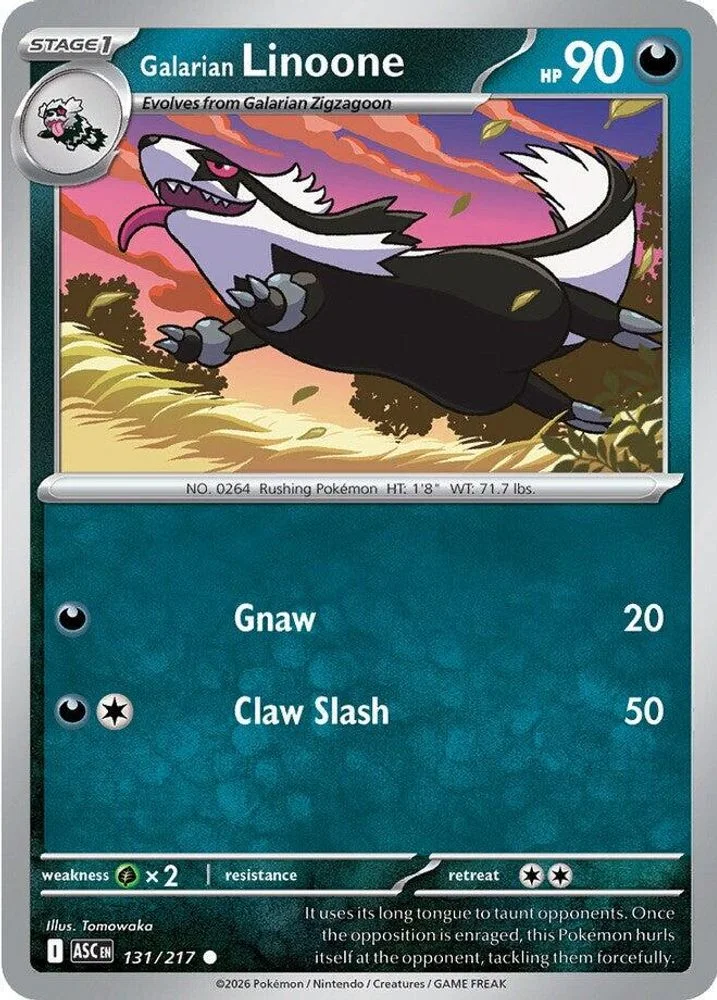 Galarian Linoone 131/217 — front