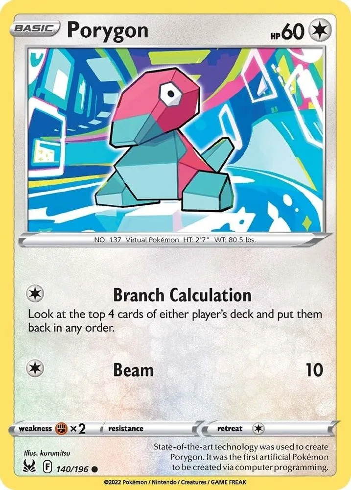 Porygon 140/196 — front